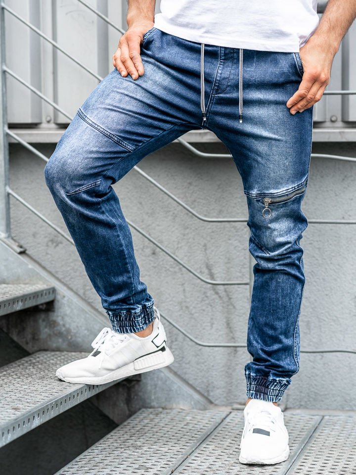 denim joggers mens