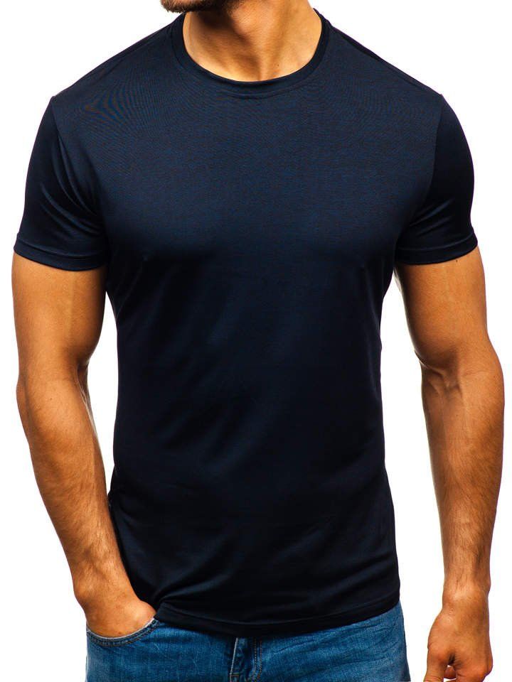 navy blue tee shirt