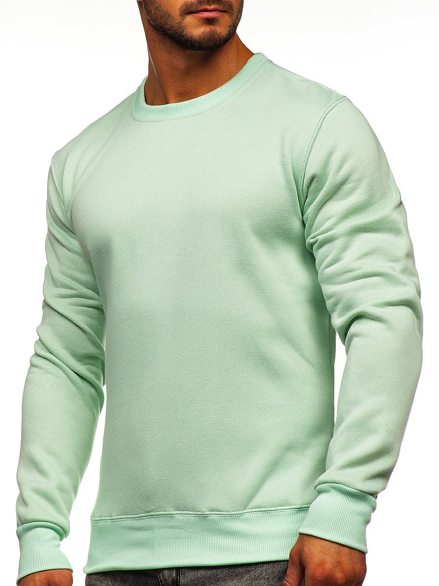 mens mint green sweatshirt