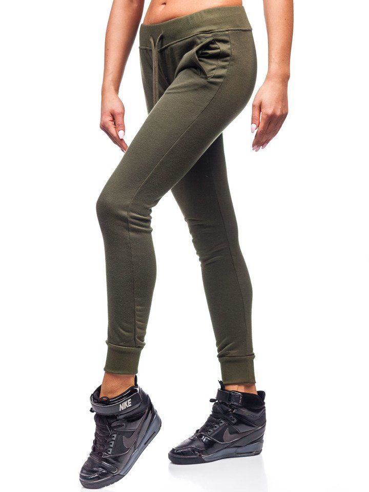 green sweatpants womens