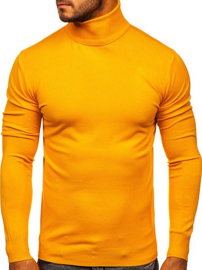 yellow turtleneck men