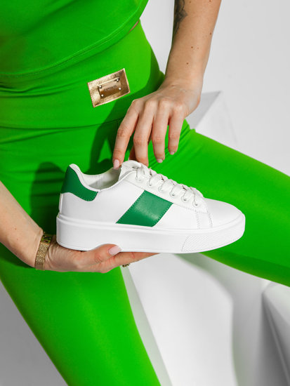 Female discount green sneakers