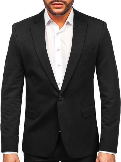 black casual sport coat