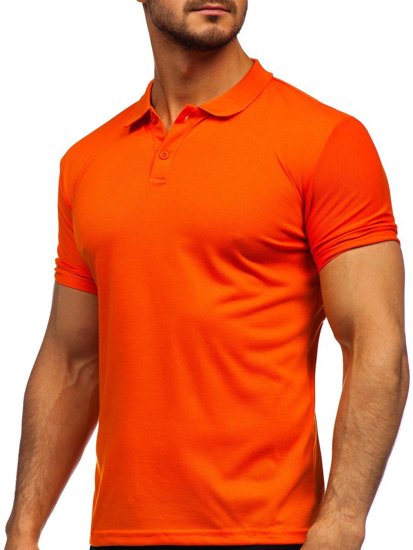 polo orange t shirt