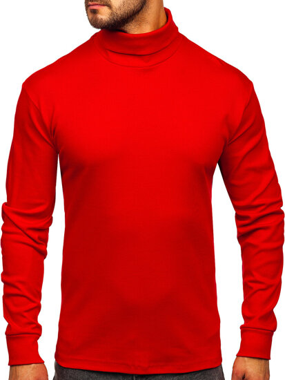 Mens 2024 red turtleneck