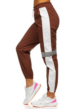 womens brown sweatpants