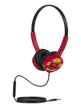 Kid's Headphones with Microphone Iron Man Red W15IM