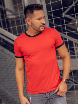 Men's Basic T-shirt Red Bolf 8T83A