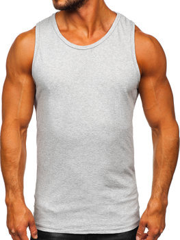 Men's Basic Tank Top Grey Bolf 1205-1