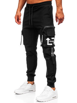 Men’s Cargo Joggers Black Bolf K13