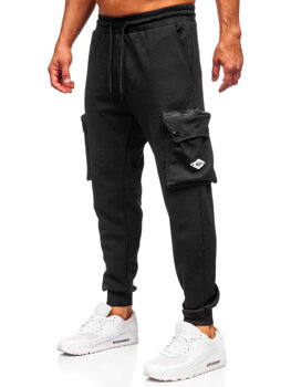 Men's Cargo Joggers Black Bolf K17