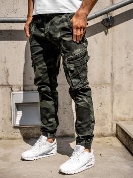 dark green joggers mens