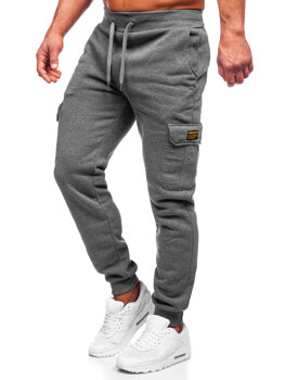 Men's Cargo Sweatpants Graphite Bolf JX8709