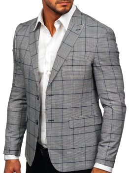 checkered suit jacket