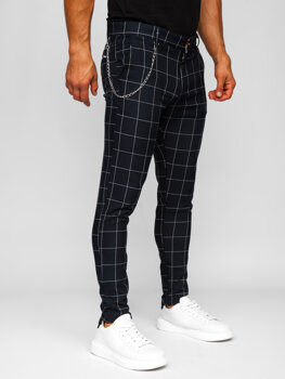 Men's Checkered Chino Pants Inky Bolf 0061