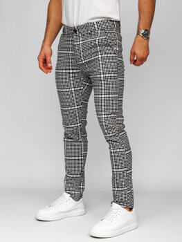 Men's Checkered Joggers Black Bolf 184175