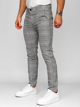 Men's Checkered Joggers Grey Bolf 184176