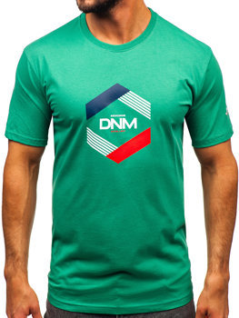 Men's Cotton T-shirt Green Bolf 14741