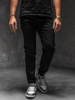 Men's Denim Joggers Black Bolf 8160A1