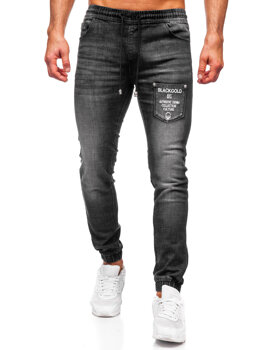 Men's Denim Joggers Black Bolf MP0090N