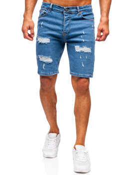 Men's Denim Shorts Blue Bolf 0786