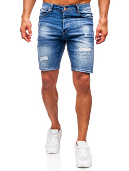 Men's Denim Shorts Navy Blue Bolf 0592