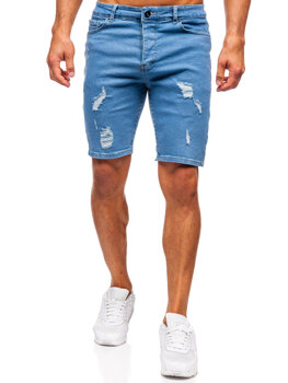 Men's Denim Shorts Navy Blue Bolf 0735
