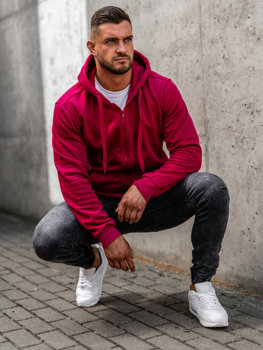 Men's Hoodie Claret Bolf 2008A