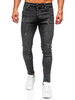 Men's Jeans Slim Fit Black Bolf 6513