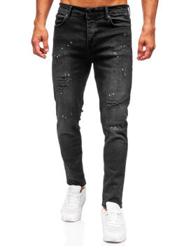 Men's Jeans Slim Fit Black Bolf 6530