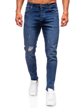 Men's Jeans Slim Fit Navy Blue Bolf 6566-1
