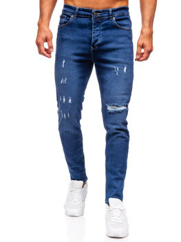Men's Jeans Slim Fit Navy Blue Bolf 6566-2