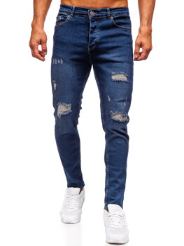 Men's Jeans Slim Fit Navy Blue Bolf 6569
