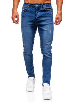 Men's Jeans Slim Fit Navy Blue Bolf 6585