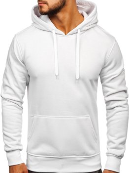 Men's Kangaroo Hoodie White Bolf 2009