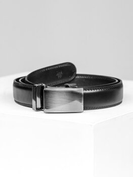 Men’s Leather Belt Black Bolf 52