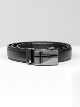 Men’s Leather Belt Black Bolf C009