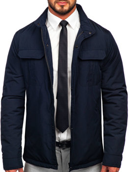 Men's Lightweight Jacket Navy Blue Bolf 22M303