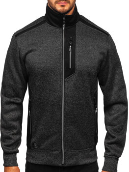 Men's Lightweight Jacket with stand up collar Graphite Bolf TC1232