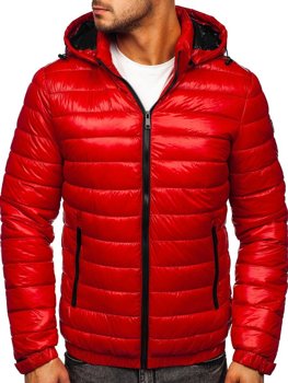 Men's Lightweight Quilted Jacket Red Bolf 6794