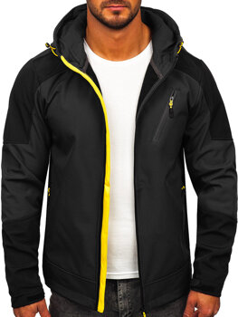 Men's Lightweight Softshell Jacket Graphite Bolf HSS040
