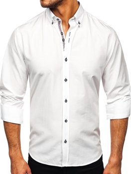 Men's Long Sleeve Shirt White Bolf 20718