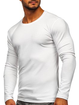 Men's Plain Longsleeve White Bolf 2088L