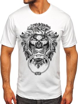 Men's Printed T-shirt White Bolf 0202