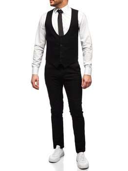 Men's Set Vest + Pants Black Bolf 0014