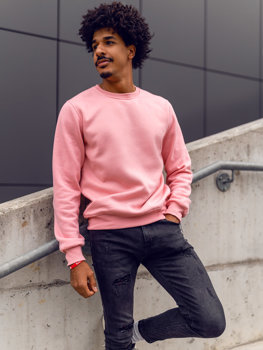 Men's Sweatshirt Light Pink Bolf 2001A