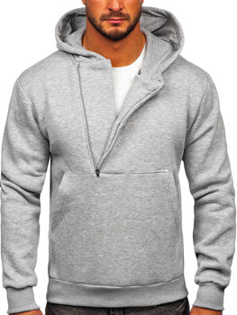 Men's Thick Hoodie Dark Grey Bolf 02