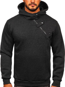 Men's Thick Hoodie Graphite Bolf 06