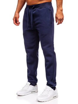 Men’s Thick Jogger Sweatpants Navy Blue Bolf MS002