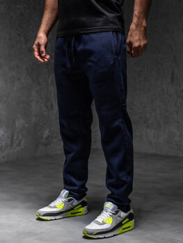 Men’s Thick Jogger Sweatpants Navy Blue Bolf MS002A1